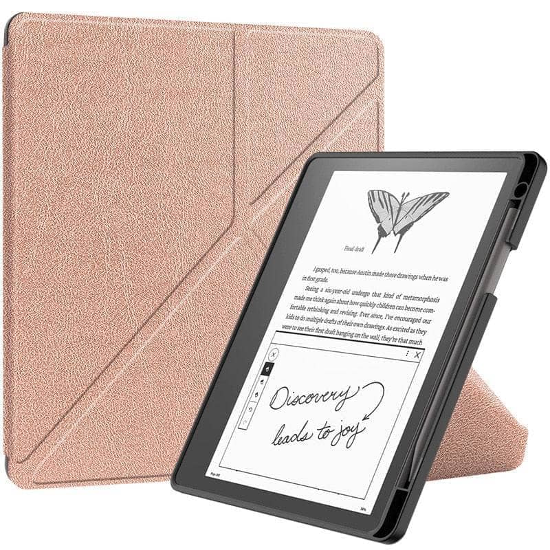 Multi-folding Stand Soft TPU Folio Case For Kindle Scribe 2022 with Auto Sleep/Wake + Pen Holder-Kindle Case-Generic-www.PhoneGuy.com.au