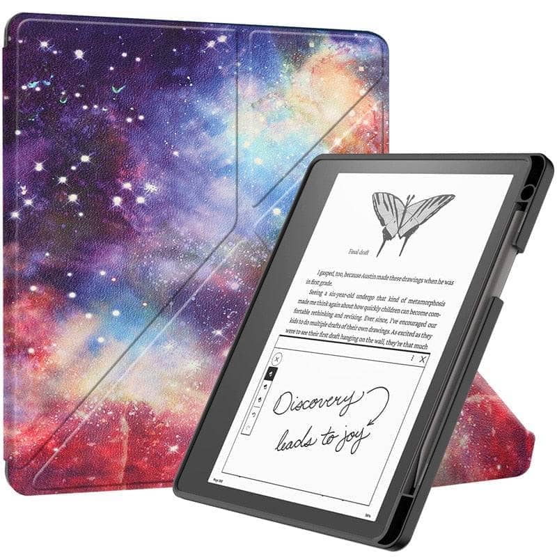 Multi-folding Stand Soft TPU Folio Case For Kindle Scribe 2022 with Auto Sleep/Wake + Pen Holder-Kindle Case-Generic-www.PhoneGuy.com.au