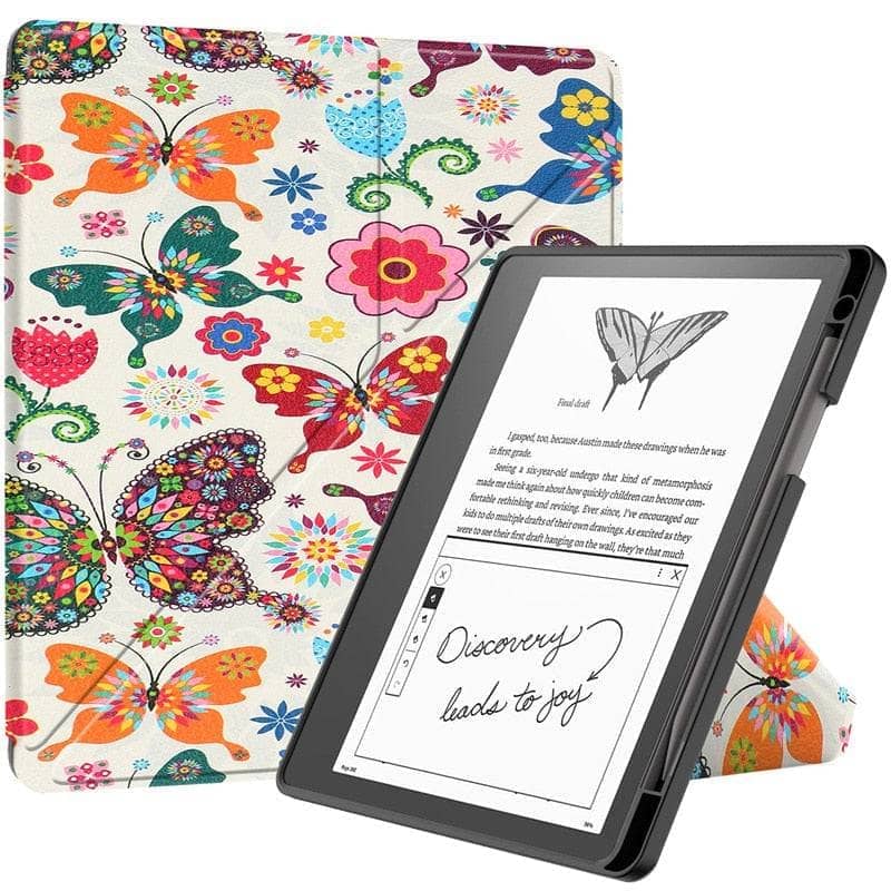 Multi-folding Stand Soft TPU Folio Case For Kindle Scribe 2022 with Auto Sleep/Wake + Pen Holder-Kindle Case-Generic-www.PhoneGuy.com.au