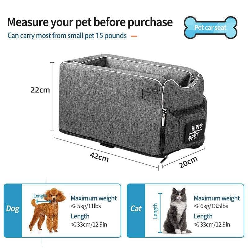 Pet Safety Booster Seat-Pet Supplies-hiptopet-www.PhoneGuy.com.au