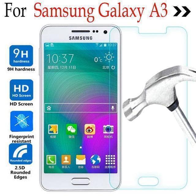Samsung A8 2018 A5 A7 A5 2017 A7 2017 Glass Screen Protector Flat Case Friendly-Screen Protector-Generic-www.PhoneGuy.com.au