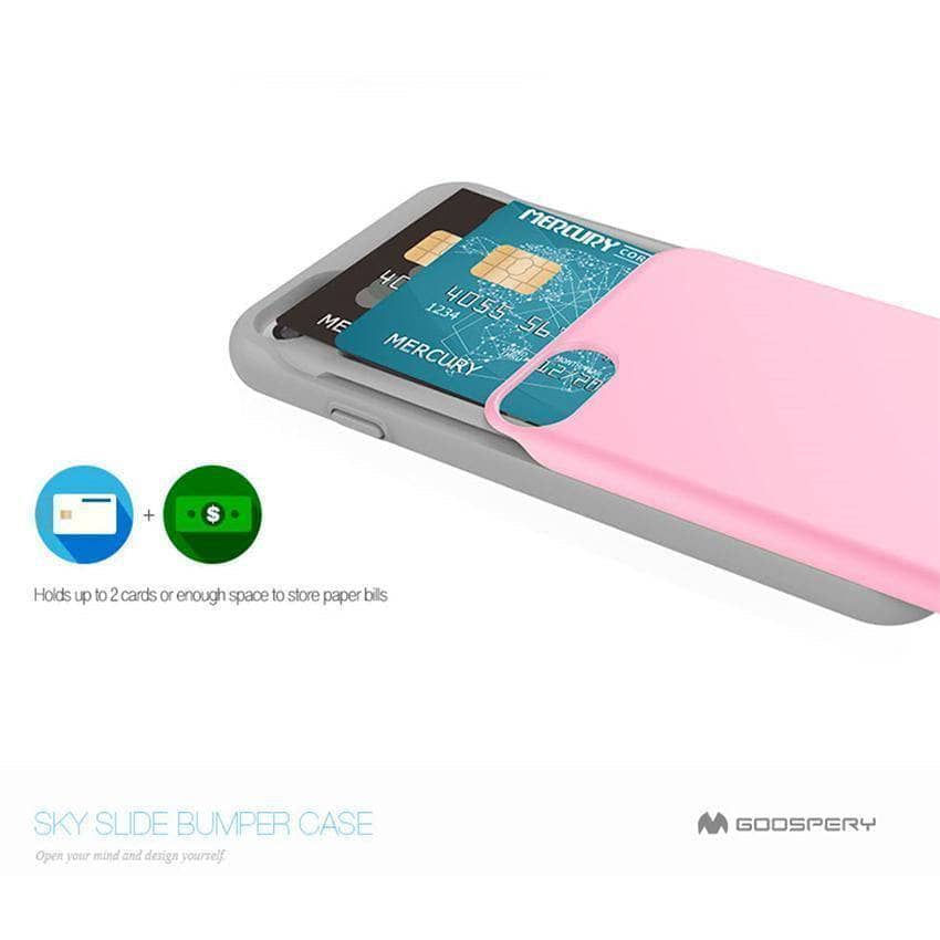Samsung Galaxy S7 EDGE Note 8 Goospery Sky Slide Bumper Case Anti Shock Pockets-Phone Case-Goospery-www.PhoneGuy.com.au