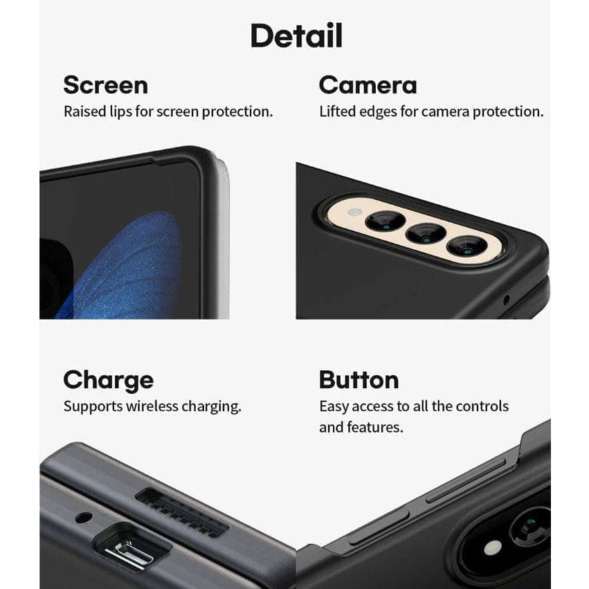 Samsung Galaxy Z Fold 4 Goospery Mercury Fard Case - Black-Phone Case-Goospery-www.PhoneGuy.com.au