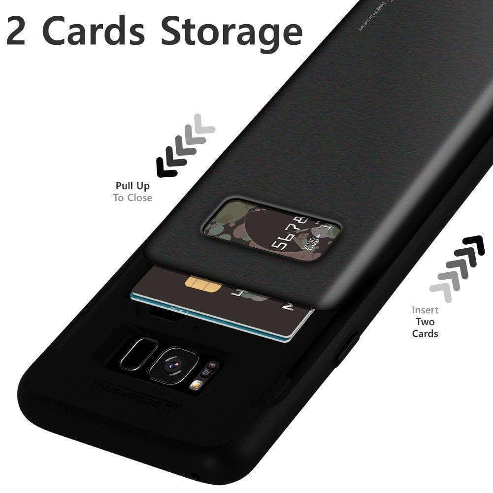 Samsung S8+ S9+ Plus Goospery Sky Slide Bumper Case Back Card Pockets Storage-Phone Case-Goospery-www.PhoneGuy.com.au