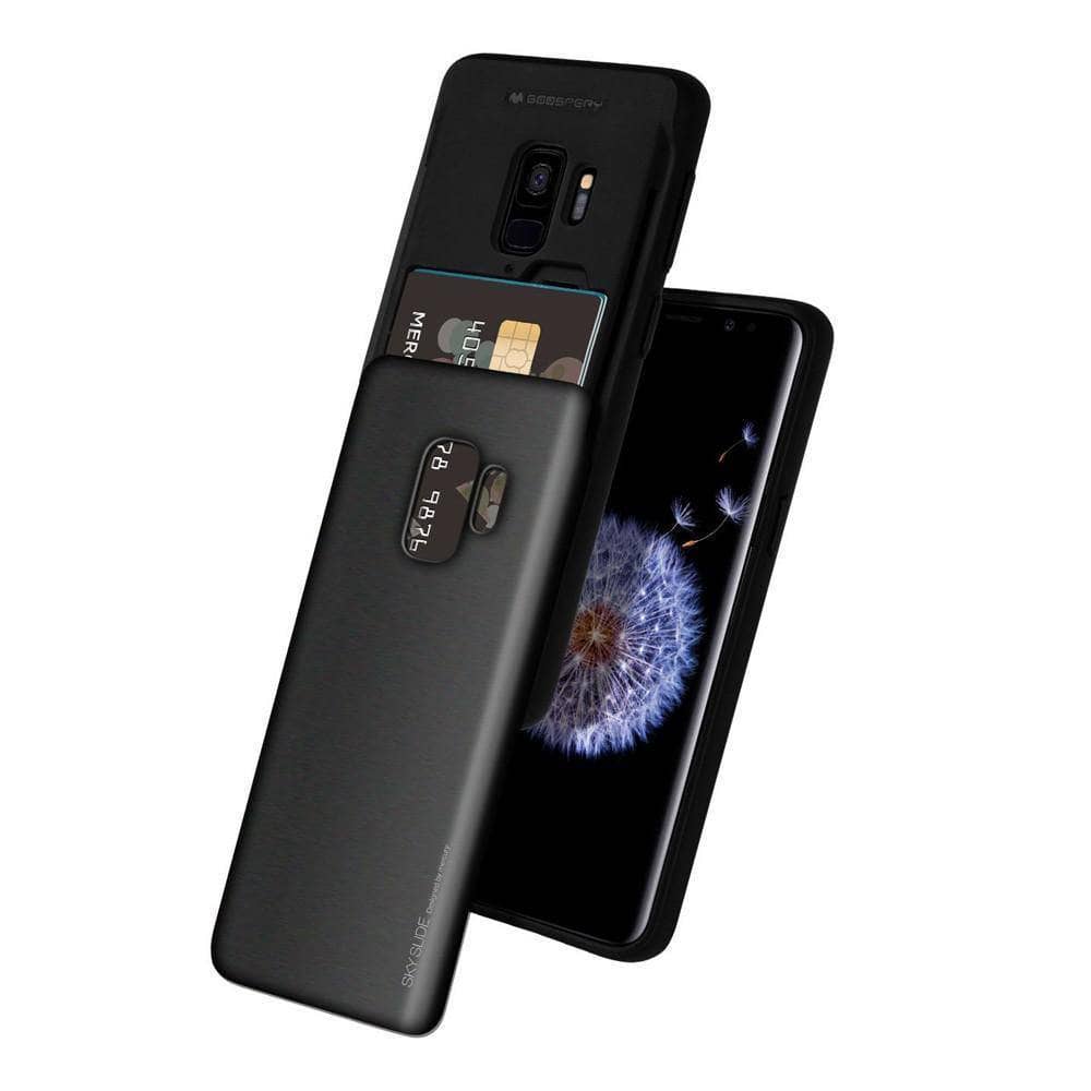 Samsung S8+ S9+ Plus Goospery Sky Slide Bumper Case Back Card Pockets Storage-Phone Case-Goospery-www.PhoneGuy.com.au