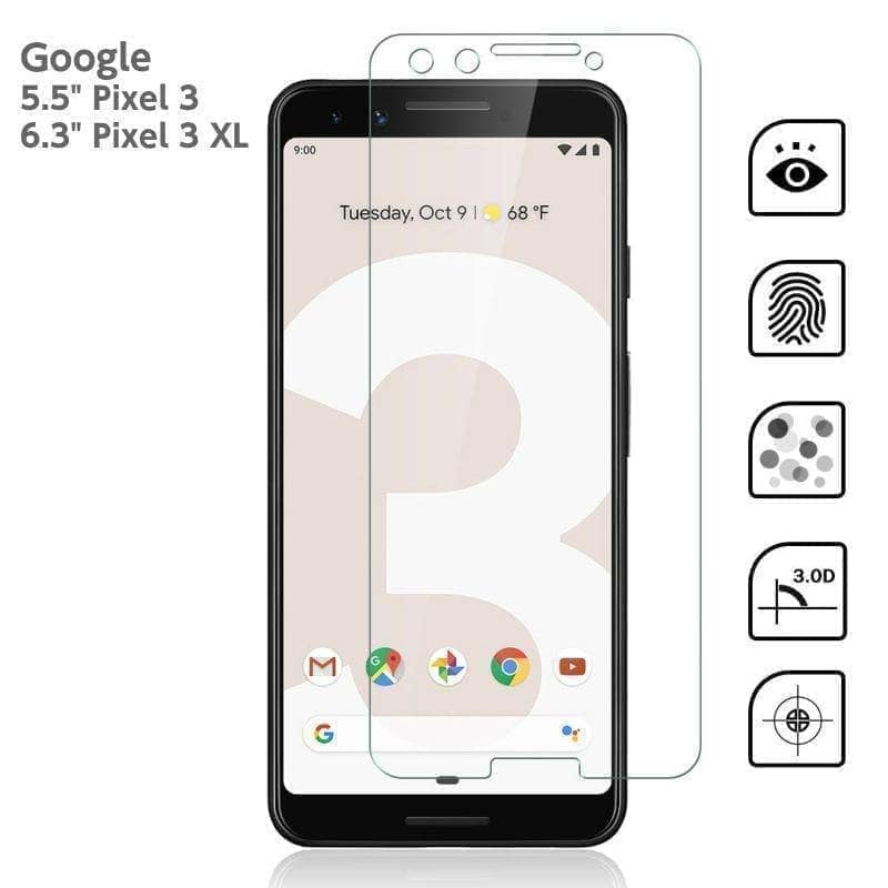 Tempered Glass Screen Protector for Google Pixel 7 pro/ 5 3 XL 3a 4a FLAT-Screen Protector-Generic-www.PhoneGuy.com.au