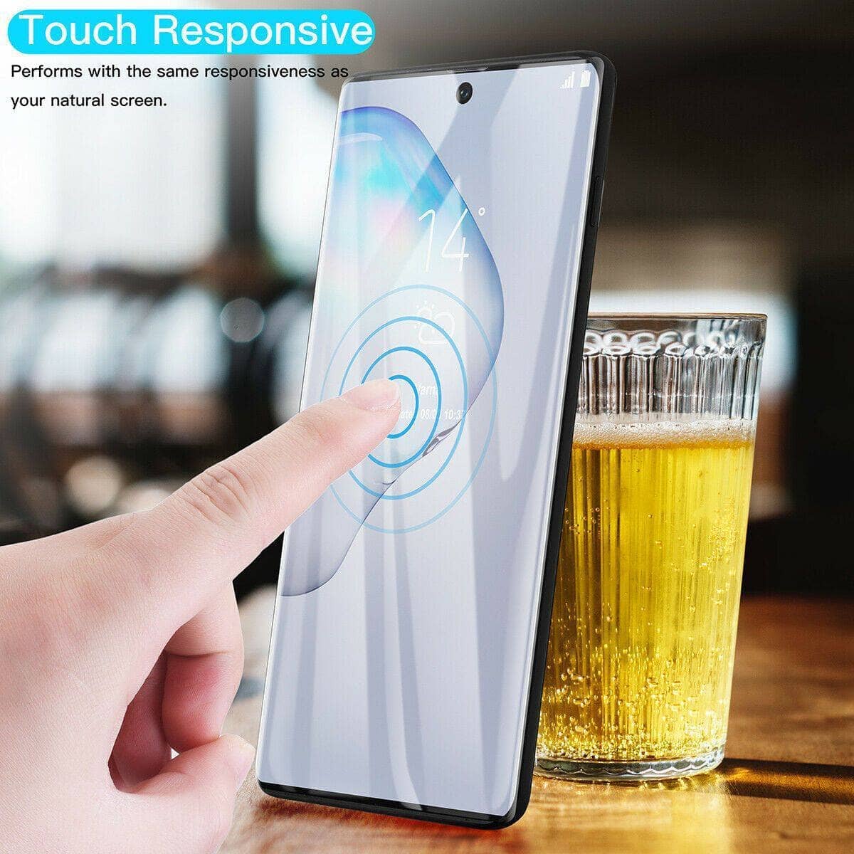 UV Glue Screen Protector Tempered Glass For Samsung Galaxy Note 10+ Full-Screen Protector-Generic-www.PhoneGuy.com.au